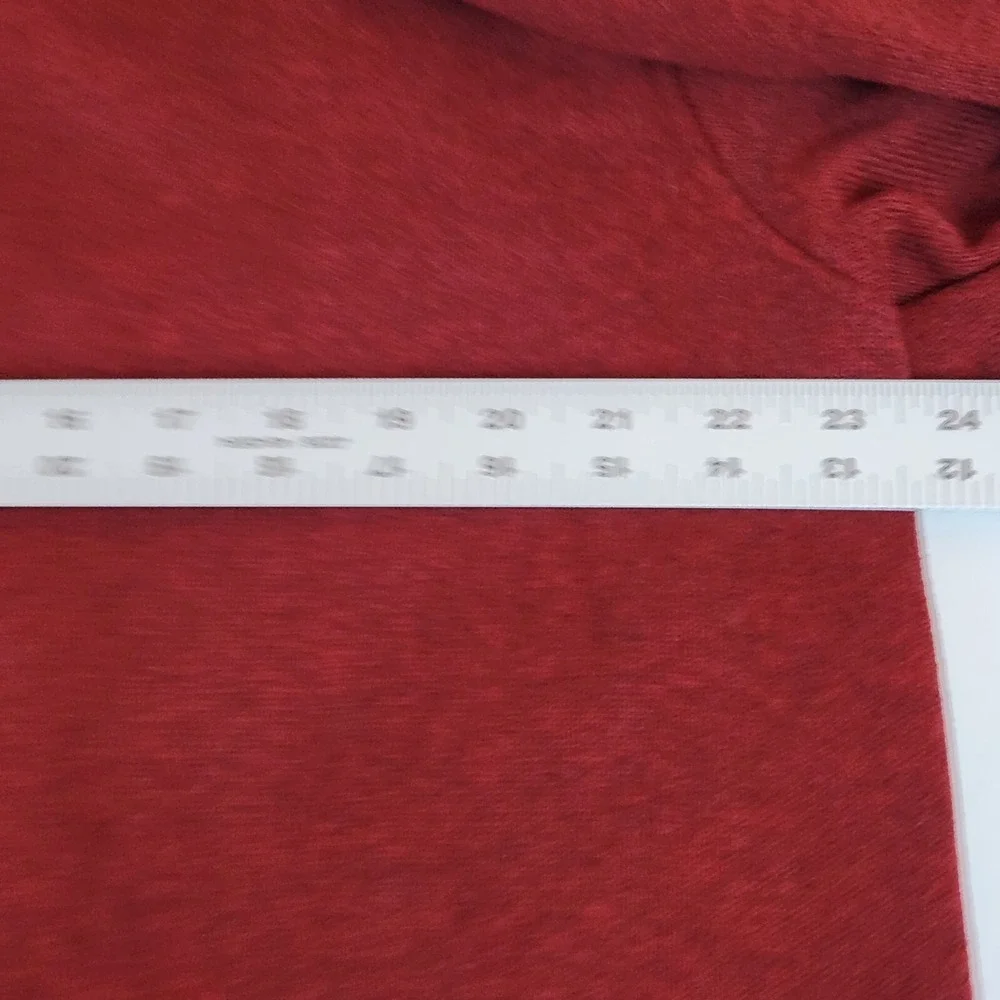 Izod Advantage 1/4 Zip Performance  Pullover Mens XL Red Stretch Sweater Top‎